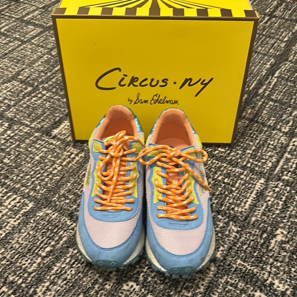 Circus by Sam Edelman Vibrant Blue and Pink Sneakers